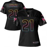 Wholesale Cheap Nike Buccaneers #21 Justin Evans Black Women's NFL Fashion Game Jersey