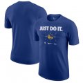 Cheap Men's Golden State Warriors Blue Just Do It T-Shirt