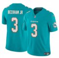 Cheap Men's Miami Dolphins #3 Odell Beckham Jr Aqua 2023 F.U.S.E Vapor Limited Football Stitched Jersey