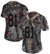Wholesale Cheap Nike Browns #81 Austin Hooper Camo Women's Stitched NFL Limited Rush Realtree Jersey