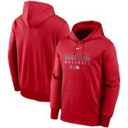Wholesale Cheap Men's Boston Red Sox Nike Red Authentic Collection Therma Performance Pullover Hoodie