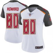Wholesale Cheap Nike Buccaneers #80 O. J. Howard White Women's Stitched NFL Vapor Untouchable Limited Jersey