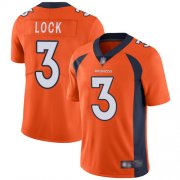 Wholesale Cheap Nike Broncos #3 Drew Lock Orange Team Color Men's Stitched NFL Vapor Untouchable Limited Jersey