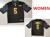 Wholesale Cheap Women's Washington Commanders #5 Jayden Daniels Nike Black Alternate Vapor Untouchable Limited Jersey