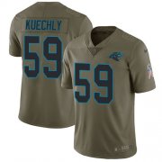 Wholesale Cheap Nike Panthers #59 Luke Kuechly Olive Youth Stitched NFL Limited 2017 Salute to Service Jersey