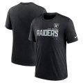 Cheap Men's Las Vegas Raiders Black 2024 Fan Limited T-Shirt