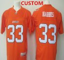 Cheap Men's CFL BC Lions Custom Orange Jersey