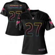 Wholesale Cheap Nike Buccaneers #27 Ronald Jones II Black Women's NFL Fashion Game Jersey
