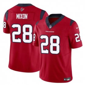 Cheap Youth Houston Texans #28 Joe Mixon Red 2024 F.U.S.E. Vapor Untouchable Limited Football Stitched Jersey
