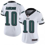 Wholesale Cheap Nike Eagles #10 DeSean Jackson White Women's Stitched NFL Vapor Untouchable Limited Jersey