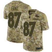 Wholesale Cheap Nike Broncos #87 Noah Fant Camo Men's Stitched NFL Limited 2018 Salute To Service Jersey