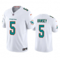 Wholesale Cheap Men's Miami Dolphins #5 Jalen Ramsey White 2023 F.U.S.E Vapor Limited Stitched Football Jersey