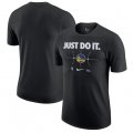 Cheap Men's Golden State Warriors Black Just Do It T-Shirt