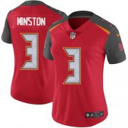 Wholesale Cheap Nike Buccaneers #3 Jameis Winston Red Team Color Women's Stitched NFL Vapor Untouchable Limited Jersey