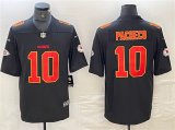 Cheap Men's Kansas City Chiefs #10 Isiah Pacheco Black Vapor Untouchable Limited Football Stitched Jersey